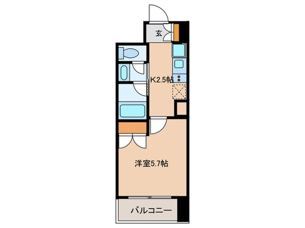 ヴァンテ・アン神楽坂の物件間取画像